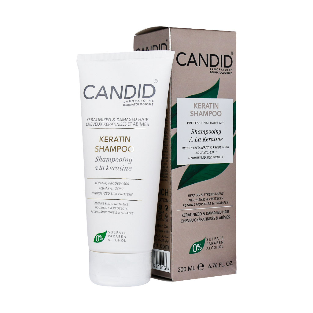 شامپو کراتینه کاندید مناسب مو کرات