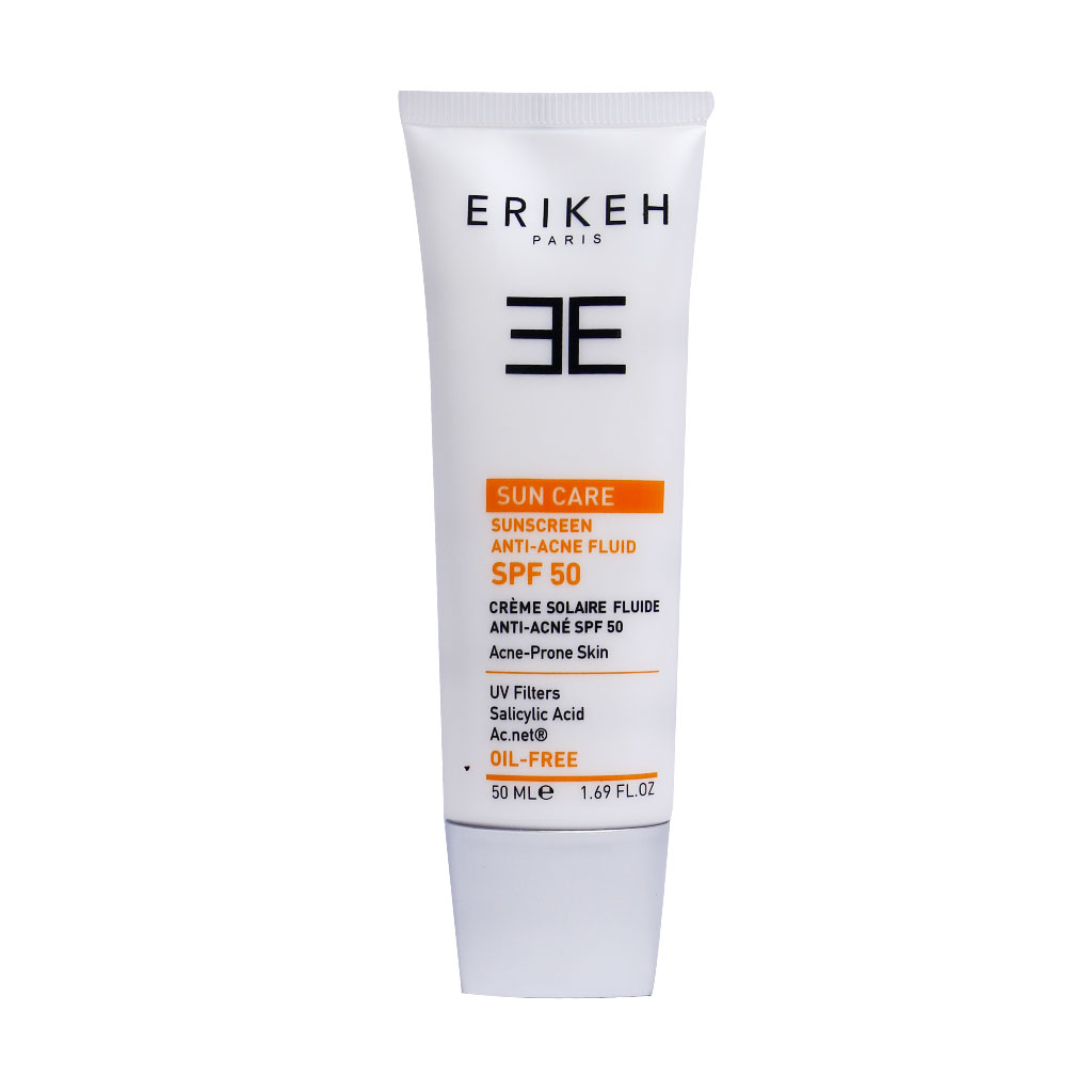 فلوئید ضد آفتاب و ضد جوش SPF50 اریکه 50